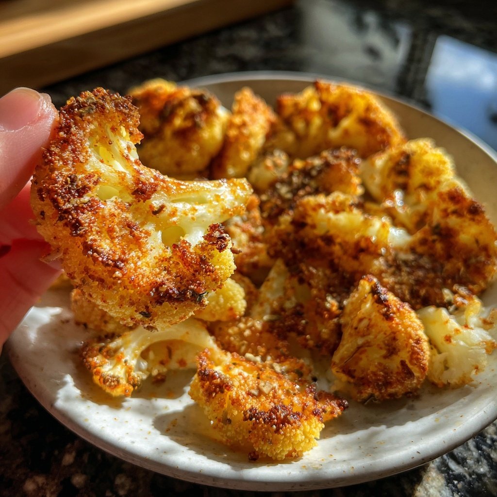 Blumenkohl knusprig aus dem Backofen