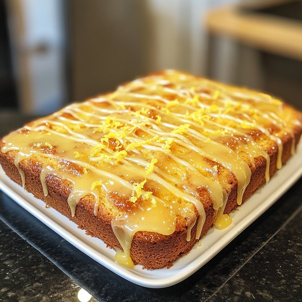 Saftiger Zitronenkuchen