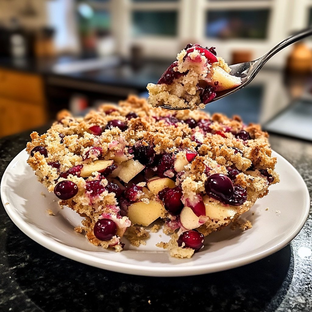 Traditionelle Cranberry-Apfel-Füllung