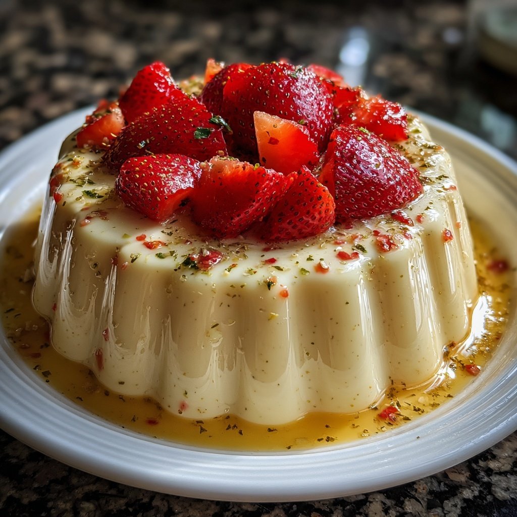 Erdbeer Pudding Mit Vanille