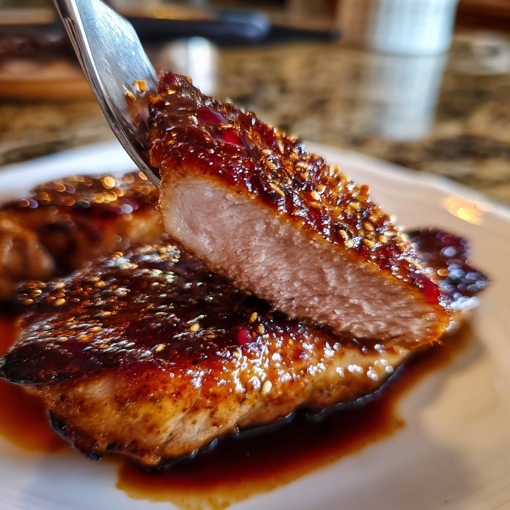 Lachsfilet mit Granatapfelglasur