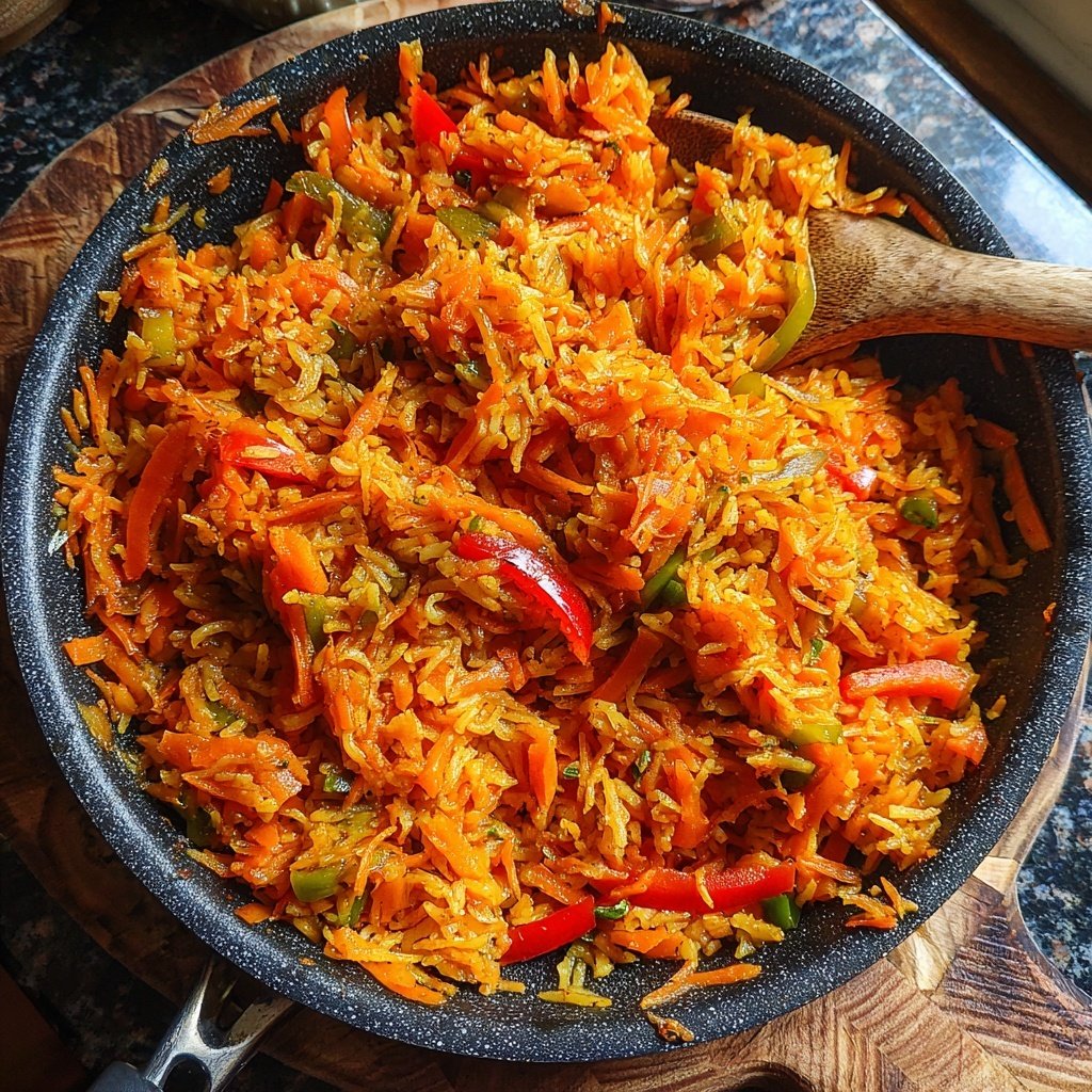 Karotten Reis Pfanne